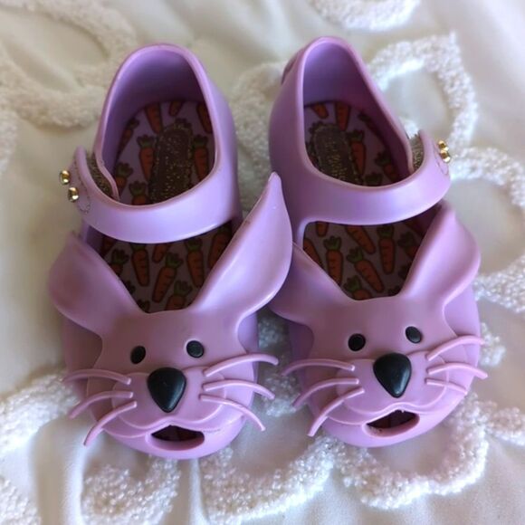 Mini Melissa 💜 Bunny Shoes - Picture 4 of 10